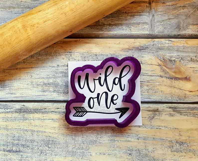 Wild One with Arrow Hand Lettered Cookie Cutter and Fondant Cutter and Clay Cutter,
                      letter cookie cutters, cursive letter cookie stamp, cursive letter fondant cutters, fancy letter cookie cutters, large letter cookie cutters, letter shaped cookie cutters, fruit shaped cookie cutters, handmade cookie cutters, wedding cookie cutter set, christmas cookie cutters, heart shaped cutter asda, pine cone cookie cutter, lady milkstache cookie cutters, lily cookie cutter,
                      