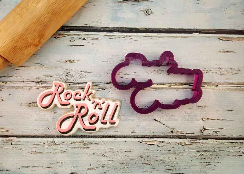 Rock n Roll Plaque Cookie Cutter and Fondant Cutter and Clay Cutter,
                      cookie stencil, stencil, baby stencil, letter stencils, stencil designs, custom stencils, old river road copper cookie cutters, mini gingerbread man cookie cutter, anchor cookie cutter, charlie brown cookie cutters, snail cookie cutter, wilton cutters, pastry cutter nz, giant christmas cookie cutters,
                      