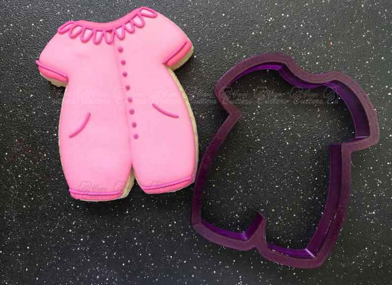 Miss Doughmestic Baby Boy Romper or Outfit Cookie Cutter and