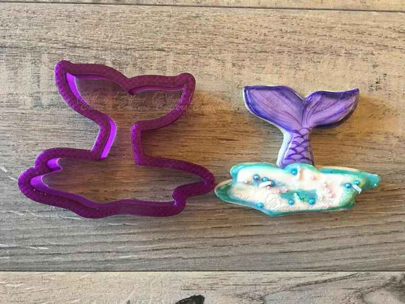 Whale Tail, Mermaid Tail or Fish Tail Cookie Cutter and Fondant Cutter and Clay Cutter,
                      beach cookie cutters, beach themed cookie cutters, beach ball cookie cutter, summer cookie cutters, holiday cookie cutters, holiday cookie cutter set, bone cookie, mermaid cookie cutter, yoga cookie cutters, peach cookie cutter, bride to be cookie cutter, paw patrol cookie cutters, clay cookie cutters, crown cookie cutter,
                      