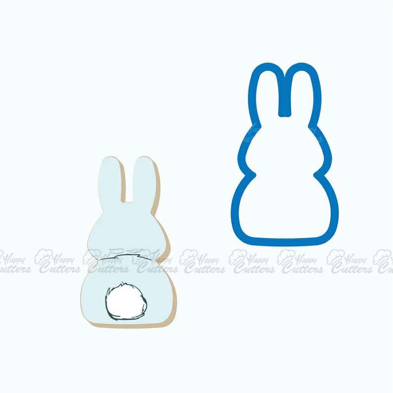 3  Rabbit Cookie Cutter  Easter Cookie Cutter  High quality cutter made from Food safe PLA Bunny Cookie Cutter