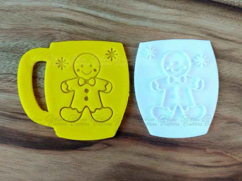 Mug - Gingerbread Cookie Cutter and Stamp (2 Pcs),
                      mug cookie cutter, coffee mug cookie cutter, beer mug cookie cutter, beer cookie cutter, coffee cookie cutter, coffee cup cookie cutters, x and o cookie cutters, letter cookie cutters, rocket cookie cutter, sugar cookie stamps, easter egg cutter, frenchie cookie cutter, baby biscuit cutters, footprint cookie cutter,
                      