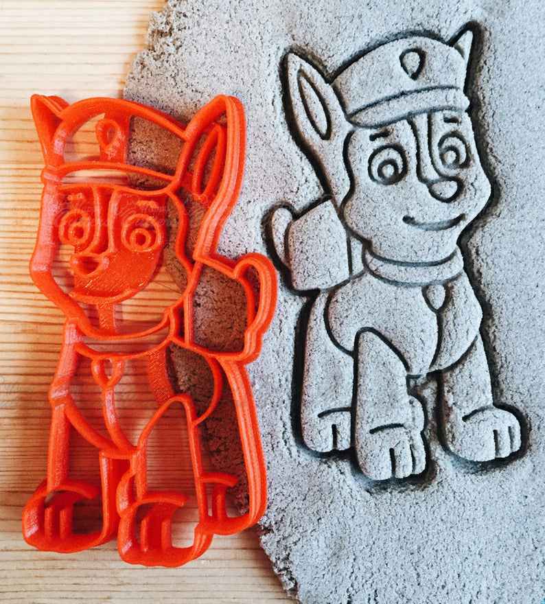 Paw patrol Chase Cookie Cutter,
                      paw patrol cookie cutters, paw patrol cutters, paw patrol fondant cutter, paw patrol cookie cutter set, paw patrol cutter set, paw patrol logo cutter, lemon cookie cutter, cookie cutters with matching stencils, horse shaped cookie cutter, scalloped fondant cutter, graduation cap cookie cutter michaels, ateco round cutters, pinata cookie cutter, mini snowflake cookie cutter,
                      