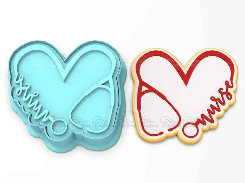 Nurse Heart  Cookie Cutter | Stamp | Stencil | SHARP EDGES - FAST Shipping - Choose Your Own Size!,
                      medical cookie cutters, anatomical cookie cutter, anatomical heart cookie cutter, nurse cookie cutters, syringe cookie cutter, kidney cookie cutter, semi truck cookie cutter, swimmer cookie cutter, cookie cutter bath bombs, ocean themed cookie cutters, semi truck cookie cutter, cloud shaped cookie cutter, wilton santa cookie cutter, acorn cookie cutter,
                      