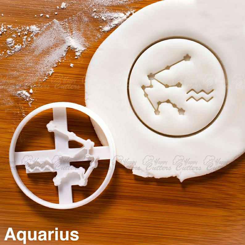 Aquarius cookie cutter |  biscuits cutters horoscope zodiac star sign sun moon Constellations astrological astrology celestial,
                      star cookie cutter, star shaped cookie cutter, small star cookie cutter, star shape cutter, star fondant cutter, outer space cookie cutters, letter k cookie cutter, sports cookie cutters, letter shaped cookie cutters, jojo siwa cookie cutter, beer bottle cookie cutter, williams sonoma thumbprint cookie stamps, rat cookie cutter, bow cookie cutter,
                      