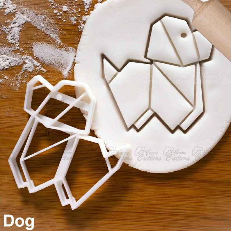 Origami Dog cookie cutter | biscuits cutters | Paper dogs puppy puppies doggy canine breeds | one of a kind ooak,
                      animal cutters, animal cookie cutters, farm animal cookie cutters, woodland animal cookie cutters, elephant cookie cutter, dinosaur cookie cutters, bone biscuit cutter, ghost cutter, statue of liberty cookie cutter, disney sandwich cutter, large dog bone cookie cutter, slime cookie cutter, fondant cookie cutters, old river road cookie cutters,
                      
