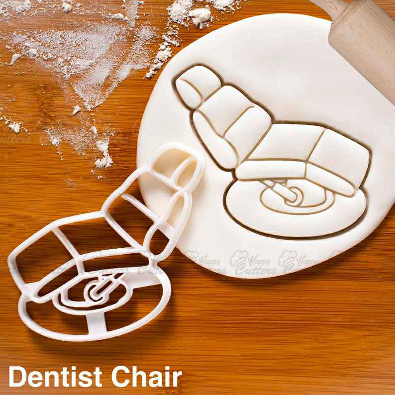 Dentist Chair cookie cutter |  biscuit cutters Dental exam engine clinic visit molar tooth Dentistry student science scaling polish,
                      medical cookie cutters, anatomical cookie cutter, anatomical heart cookie cutter, nurse cookie cutters, syringe cookie cutter, kidney cookie cutter, non cookie cutter, metal biscuit cutter, unicorn head cookie, peppa pig cookie cutter, unicorn cookie cutter target, ice skate cookie cutter, cow skull cookie cutter, organizing cookie cutters,
                      