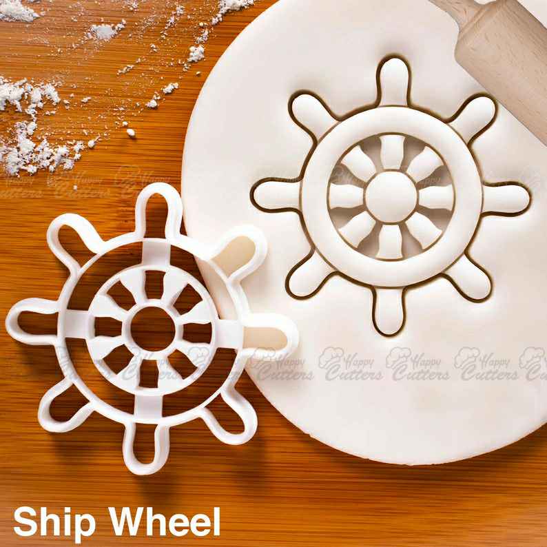 Ship Wheel cookie cutter |  Nautical theme biscuit cutters anchor marine wedding captain ocean ship adorable baby shower birthday party,
                      ocean cookie cutters, ocean themed cookie cutters, mermaid cookie cutter, mermaid tail cookie cutter, little mermaid cookie cutters, mermaid cutter, graduation cap cookie cutter michaels, wedding dress cookie cutter michaels, vintage cookie stamps, chebakia cutter, cookies and cutters, flower cookie cutters, circus animal cookie cutters, lilo and stitch cookie cutters,
                      
