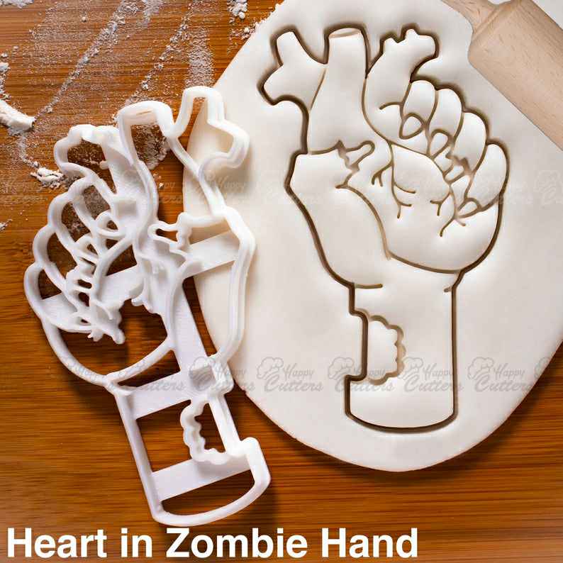 Heart in Zombie Hand cookie cutter |  biscuit cutters halloween party treats zombies attack survival apocalypse end of world snacks,
                      heart cookie cutter, heart shaped cookie cutter, heart cutter, heart shape cutter, mini heart cookie cutter, love heart cookie cutter, sweet sugarbelle cookie cutters, dinosaur cookie cutter set, christmas themed cookie cutters, controller cookie cutter, malaysian cookie cutters, luau cookie cutters, oh baby cookie stamp, unicorn cookie cutter hobby lobby,
                      