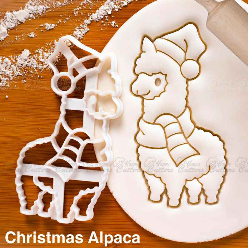 Christmas Alpaca cookie cutter - Animal farm themed Xmas winter festive party,
                      christmas cookie cutters, santa head cookie cutter, christmas cutters, christmas cookie cutter set, best christmas cookie cutters, winter cookie cutters, 8 cookie cutter, lizard cookie cutter, runner cookie cutter, breast cancer ribbon cookie cutter, baby feet fondant cutter, 3d printed cookie cutters uk, peanut shaped cookie cutter, cowboy boot cookie cutter,
                      