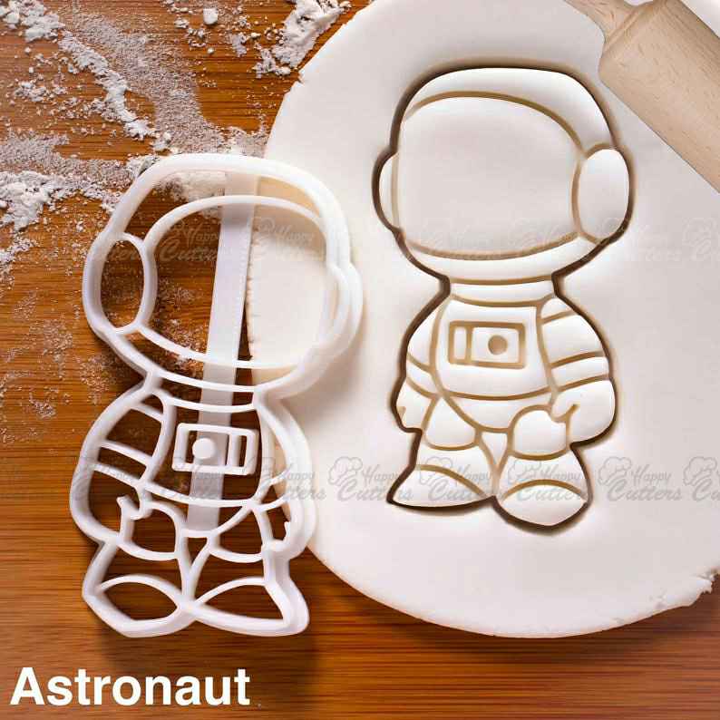 Astronaut & other Space themed cookies cutters | biscuits fondant clay cheese sugarpaste marzipan mould cutter one of a kind spaceman ooak,
                      space cookie cutters, spaceship cookie cutter, space themed cookie cutters, outer space cookie cutters, astronaut cookie cutter, airplane cookie cutter, cookie shapes, one piece cookie cutter, ice cream truck cookie cutter, d20 cookie cutter, engagement ring cookie cutter, number one cookie cutter, chanel cookie cutter set, elephant shaped cookie cutter,
                      