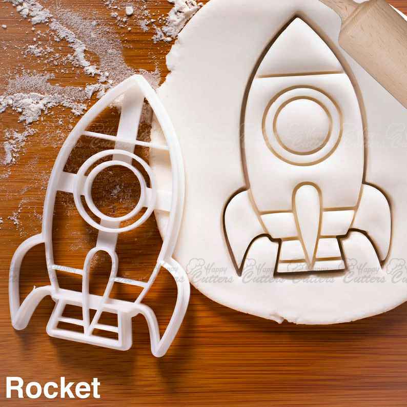 Spacecraft & other Space themed cookies cutters | biscuits fondant clay cheese sugarpaste marzipan mould cutter one of a kind spaceman ooak,
                      airplane cookie cutter	, transport cookie cutters, ship cookie cutter, bicycle cookie cutter, bus cookie cutter, car cookie cutter, sand dollar cookie cutter, small gingerbread house cutters, dinosaur cookie cutters michaels, door cookie cutter, fruit shaped cookie cutters, 2019 graduation cookie cutters, fancy letter cookie cutters, wilton plastic cookie cutters,
                      