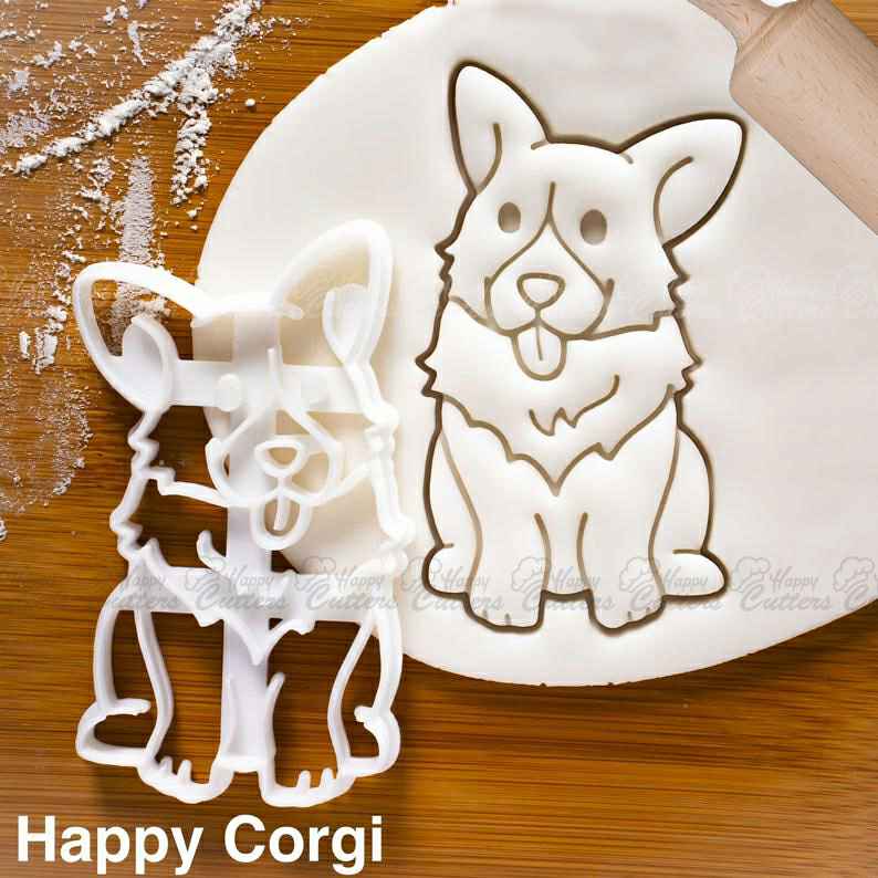 Happy Corgi cookie cutter | Farm Animals | cute fluffy profile Pembroke Welsh dog butts biscuit fondant clay one of a kind ooak ,
                      farm animal cookie cutters, farm cookie cutters, farmers cookie cutters, farm animal face cookie cutters, farm animal cutters, pig cutter, winnie the pooh cookie cutter set, mermaid tail cookie cutter, michael jackson cookie cutter, light bulb cookie cutter, mason jar cookie cutter, westie cookie cutter, trolls cookie cutter, t rex cookie cutter,
                      