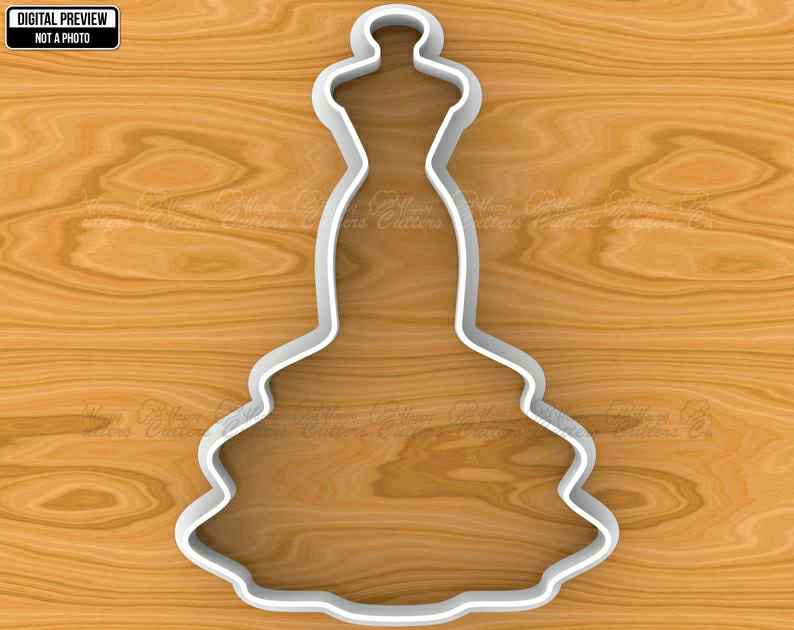 Wedding Dress Cookie Cutter, Selectable sizes, Sharp Edge Upgrade Available SKU1510,
                      dress cookie cutter, t shirt cookie cutter, shirt cookie cutter, pants cookie cutter, jacket cookie cutter, tutu cookie cutter, margarita glass cookie cutter, mini pie crust cutters, custom cookie stamp, olaf cookie cutter, xbox controller cookie cutter, 3d christmas cookie cutters, heart shaped cookie cutter, fred cookie cutters,
                      