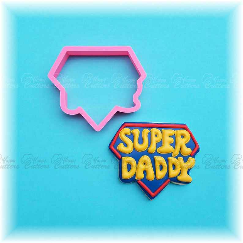 Super Daddy Father's Day Cookie Cutter,
                      mom cookie cutter, mother's day cookie cutters, father's day cookie cutters, father's day, mother's day, father's day fondant cutters, mini goldfish cookie cutter, ugly sweater cookie cutters, oscar cookie cutter, vintage biscuit cutter, taco cookie cutter, overwatch cookie cutter, baby biscuit cutters, heart cutter,
                      