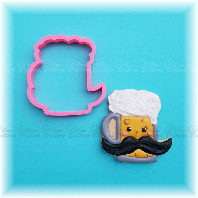Mustache Beer Mug Father's Day Cookie Cutter,
                      mom cookie cutter, mother's day cookie cutters, father's day cookie cutters, father's day, mother's day, father's day fondant cutters, mini elephant cookie cutter, fruit cutter shapes, bakerlogy cookie cutters, automatic cookie cutter, elephant fondant cutter, personalized cookie cutter stamp, baby shaped cookie cutters, panda cookie cutter,
                      