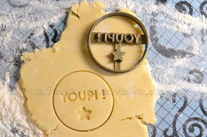 Youpi cookie cutter Circle - French word cookie cutter - Teacher cookie cutter - Cookie cutter Wedding favor Babyshower favor -French touch,
                      baby shower cutters, baby shower cookie cutters, baby shower fondant cutters, baby shower cutter, boss baby cookie cutter, baby themed cookie cutters, cookie stamps amazon, corset cookie cutter, star cookie cutter walmart, perfume bottle cookie cutter, mickey mouse fruit cutter, heart shaped cookie cutter kmart, scout cookie cutter, finding nemo cookie cutters,
                      