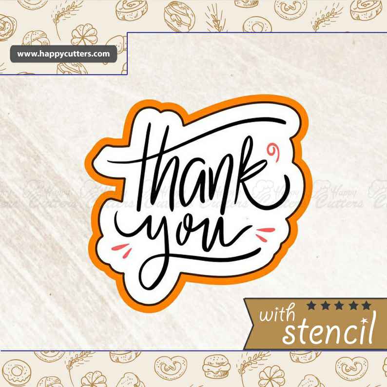Thank You 5 Cookie Cutter,
                      letter cookie cutters, cursive letter cookie stamp, cursive letter fondant cutters, fancy letter cookie cutters, large letter cookie cutters, letter shaped cookie cutters, ghostbuster cookie cutter, pac man cookie cutter, small biscuit cutter, large dog bone cookie cutter, 100 piece cookie cutter set, mini cake cutter, cookie stamps canada, knight cookie cutter,
                      