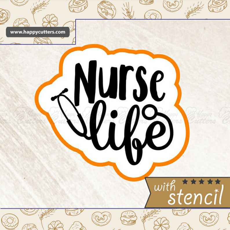 Nurse Life Cookie Cutter,
                      cookie stencil, stencil, baby stencil, letter stencils, stencil designs, custom stencils, metal cookie cutters, 4th of july cookie cutters, large gingerbread man cookie cutter, curly letter cookie cutters, tool shaped cookie cutters, kohls cookie cutters, lady milkstache cookie cutters, truck and tree cookie cutter,
                      