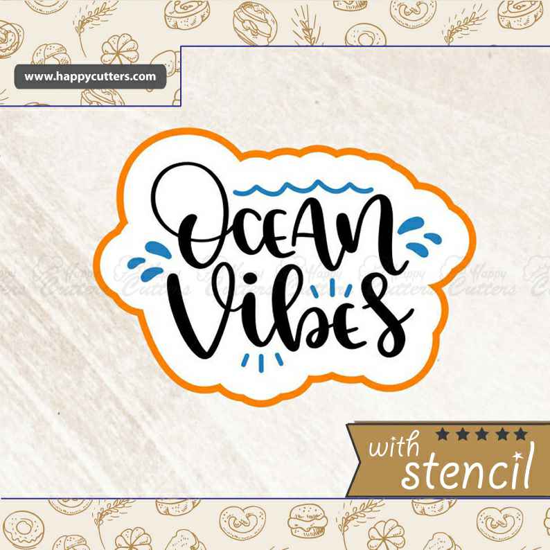 Ocean Vibes Cookie Cutter,
                      cookie stencil, stencil, baby stencil, letter stencils, stencil designs, custom stencils, bear face cookie cutter, sweetleigh printed cookie cutters, small shape cutters, sugar belle cookie cutters, plaque cookie, elephant biscuit cutter, family dollar cookie cutters, one piece cookie cutter,
                      