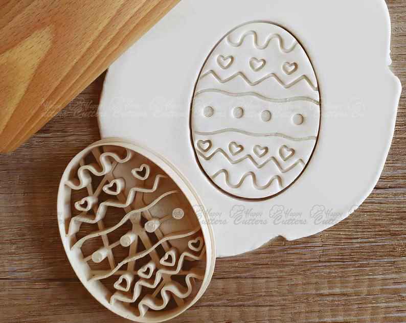 Easter Egg Cookie Cutter Pastry Fondant Dough Biscuit