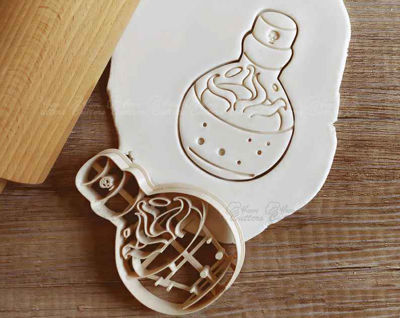 Magic Magical Flask Potion Cookie Cutter Pastry Fondant Dough