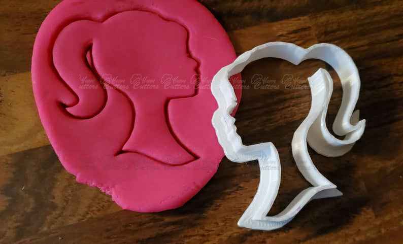 Doll head Cookie Cutter|Fondant Stencil|Barbie Inspired Party|Dolls|Doll|Cookies|Cakes|3D Printed,
                      barbie cutter, barbie cookie cutter, character cookie cutters, princess cookie cutters, girl cookie cutter, cookie cutter girl, small metal cookie cutters, vintage santa cookie cutter, large snowflake cookie cutter, funny christmas cookie cutters, plastic biscuit cutters, sailor moon cookie cutter, rattle cookie cutter, overwatch cookie cutter,
                      