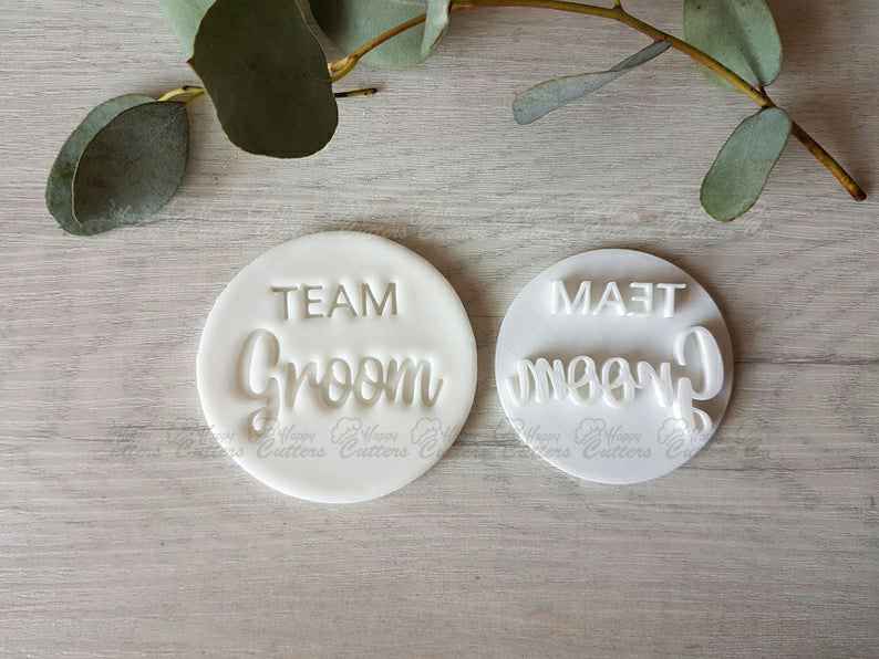 Team Groom Embosser Stamp| Cookie Soap Pottery Stamp|,
                      letter cookie cutters, cursive letter cookie stamp, cursive letter fondant cutters, fancy letter cookie cutters, large letter cookie cutters, letter shaped cookie cutters, custom made cookie cutters stainless, 1.5 inch round cookie cutter, space cookie cutters, gingerbread christmas tree cookie cutter set, martha stewart cookie cutters, happy birthday fondant cutter, hobby lobby christmas cookie cutters, sweet sugarbelle mini,
                      