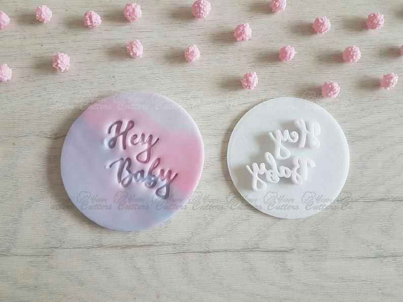 Hey Baby Embosser Stamp | Cake Cookie Soap Pottery Stamp | Baby Shower,
                      baby shower cutters, baby shower cookie cutters, baby shower fondant cutters, baby shower cutter, boss baby cookie cutter, baby themed cookie cutters, old cookie cutters, number 40 cookie cutter, dallas cowboys cookie cutter, fondant cookie stamps, champagne glass cookie cutter, trefoil cookie cutter, christmas cookie stamps, cookie stamps,
                      