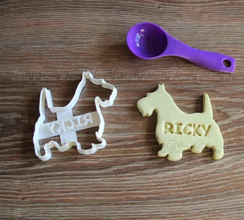Bichon Custom Cookie Cutter Treat Personalized Pet Name