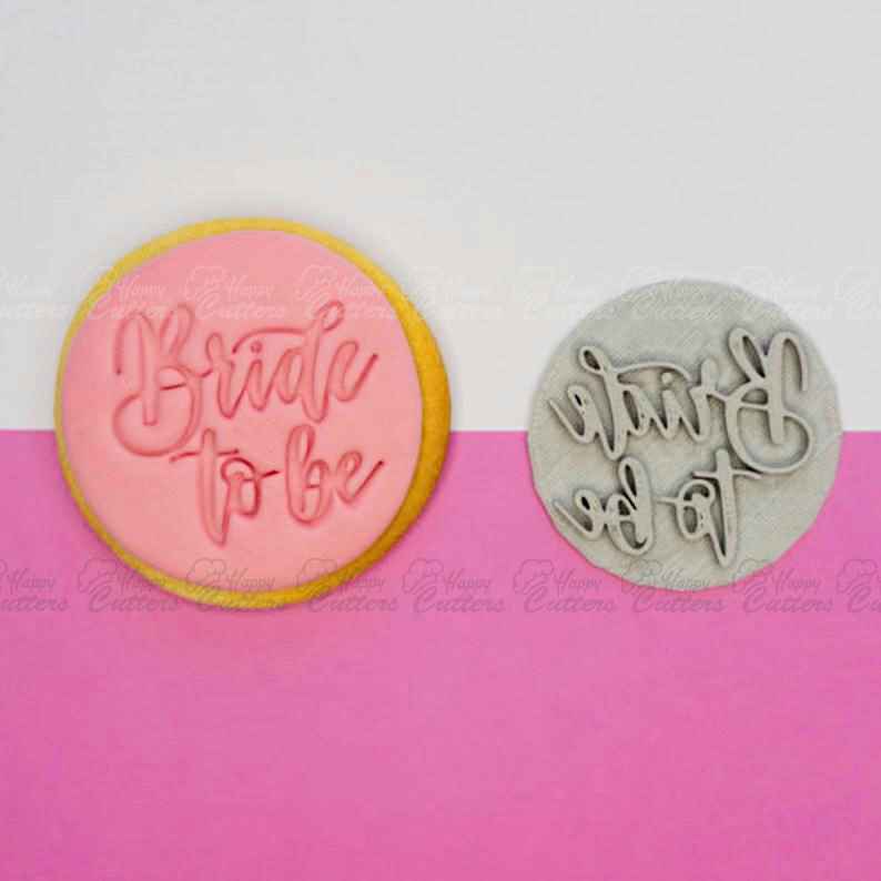 Cookie Cutter Fondant Stamp Hen Party Cookie Embosser Icing Embosser Fondant Cookie Stamp Bridal Cookie Stamps Bachelorette Stamp